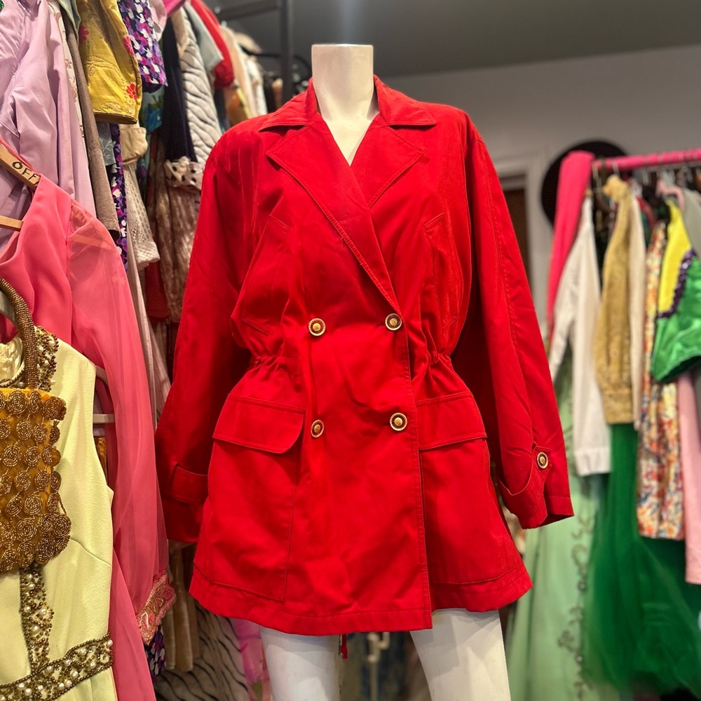 90s Cherry Red Jacket
